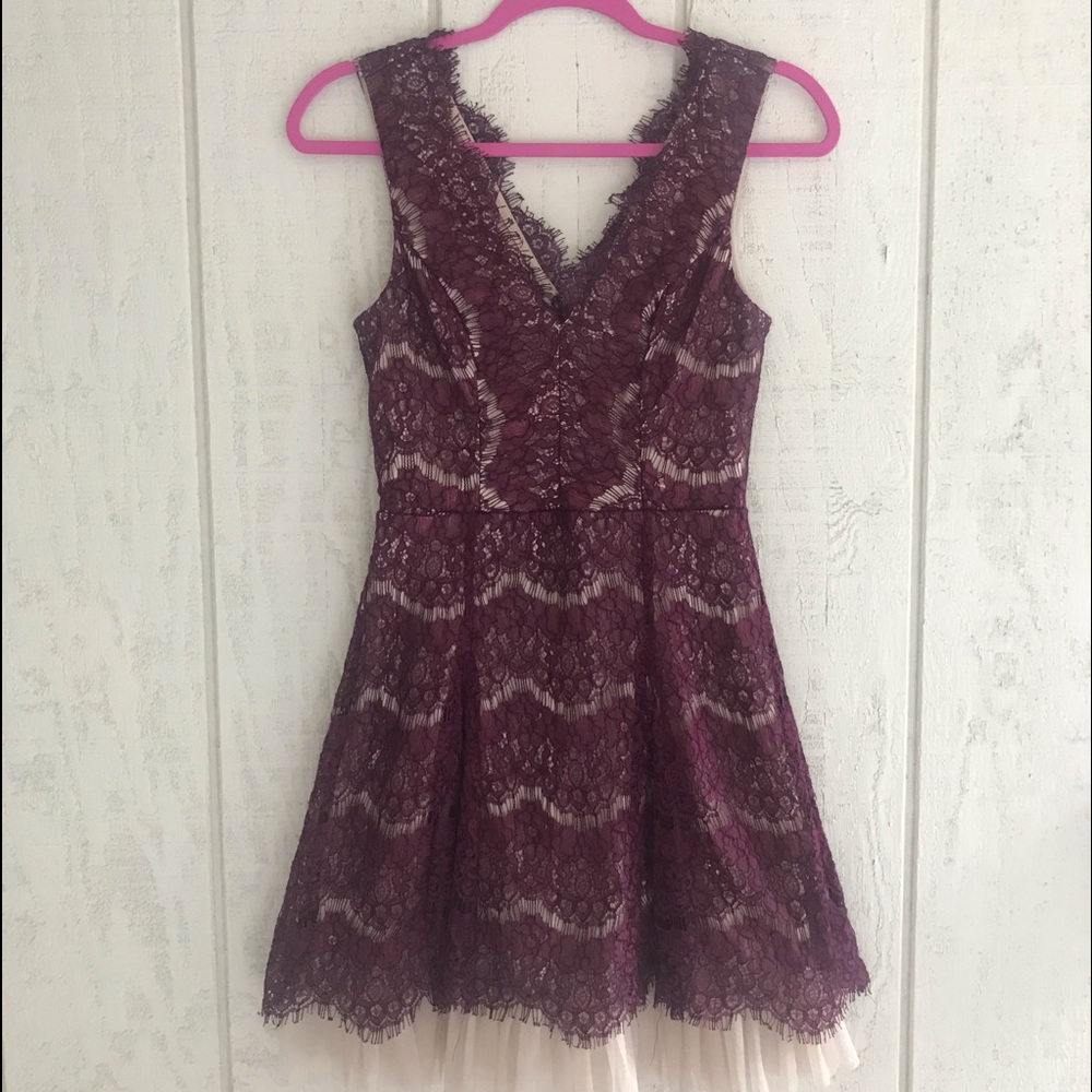 TRIXXI Clothing Co. Lace  Fit & Flare dress.